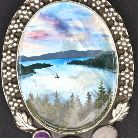 AMY KAHN RUSSELL Akr Sterling Silver Pin Pendant Butterfly  Vintage Amy Kahn Russell Pin/Pendant AKR silver